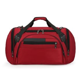 Foldable Travel Duffel Bag (Color: Red)