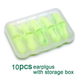 2/10Pcs Sleep Ear Plugs Noise Reduction Sound Insulation Earplugs (Color: 10pcs earplugs)