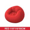 Large Lazy Flocking Inflatable Sofas Chair