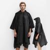 Unisex 3-in-1 Waterproof Hooded Rain Poncho