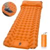 Outdoor Camping Sleeping Pad Inflatable Mattress With Pillows