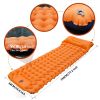 Outdoor Camping Sleeping Pad Inflatable Mattress With Pillows