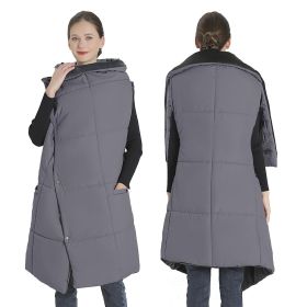 USB Heated Blanket Electric Heated Poncho Shawl Wrap Throw (Color: Grey, size: 135x110x1cm/53.15x43.31x0.39in)