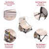 Low Folding Camping  Mesh Back Lounger Chair