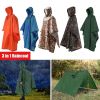3-in-1 Waterproof Raincoat Backpack Cover