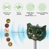 Solar Ultrasonic Powered Animal Repellent