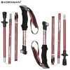 KORAMAN 1pair 37-43" Adjustable Collapsible Trekking Poles