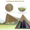 Outsunny 15.4'x15.4'x8.5' Teepee Tent