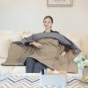 USB Heated Blanket Electric Heated Poncho Shawl Wrap Throw