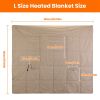 USB Heated Blanket Electric Heated Poncho Shawl Wrap Throw