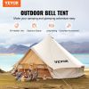 VEVOR 5-8 Person Canvas Glamping Bell Waterproof Yurt Tent