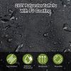 Unisex 3-in-1 Waterproof Hooded Rain Poncho