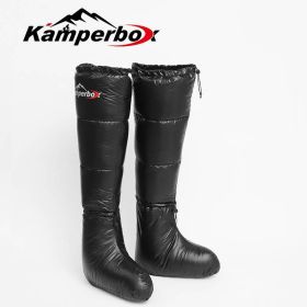 Kamperbox Camping Sleeping Bag Socks - Red (Color: Black)