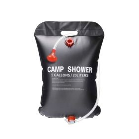 Outdoor Portable Camping Shower Water Bag (Type: Camping Shower, Color: Black)