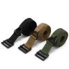 New nylon multi-function pure black training outdoor elastic elastic sports belt men's tactical belt